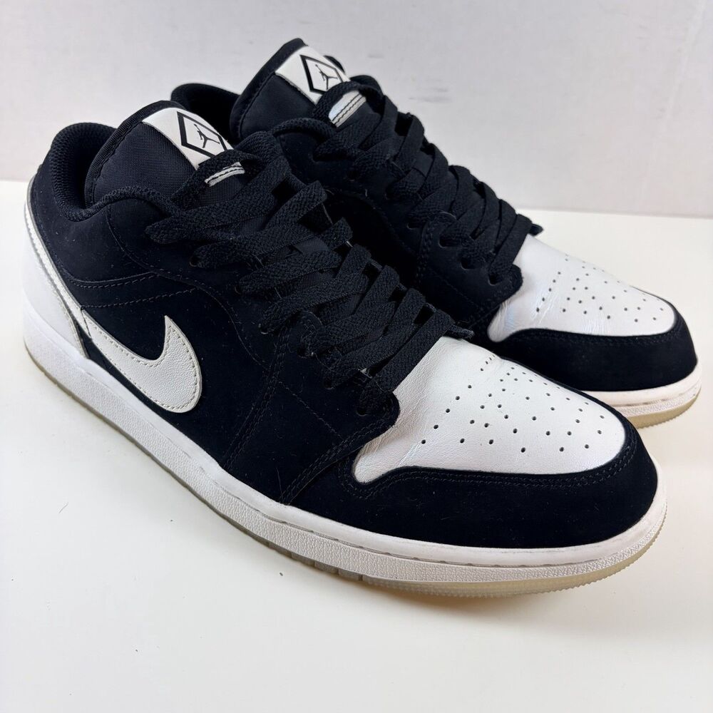 Jordan Air Jordan 1 Low SE Diamond Black/White Sneaker DH6931-001 Mens Size 11